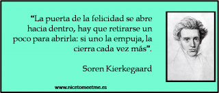 La puerta de la felicidad se abre hacia adentro